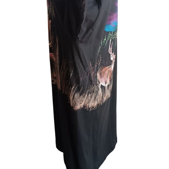 XL Vintage Single Stitch T-shirt 1994 Hazelwoods Deer NWOT NEW Deadstock Nature - Picture 7 of 9